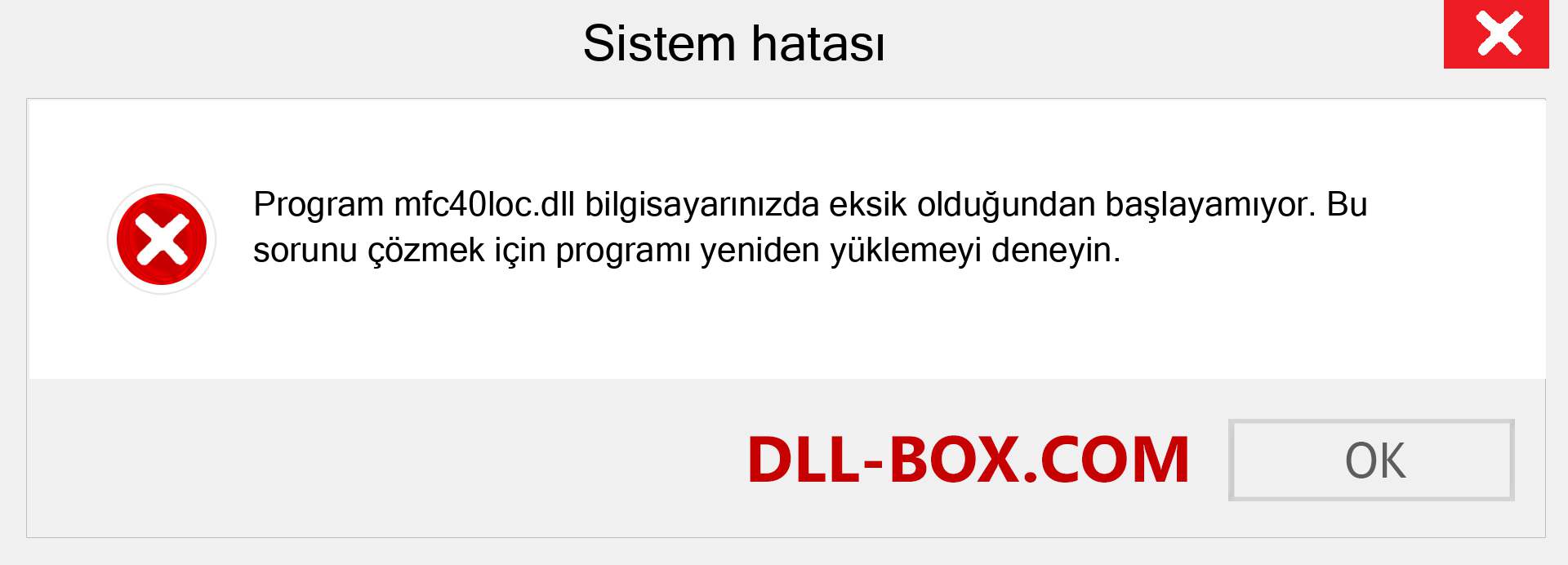 mfc40loc.dll dosyası eksik mi? Windows 7, 8, 10 için İndirin - Windows'ta mfc40loc dll Eksik Hatasını Düzeltin, fotoğraflar, resimler